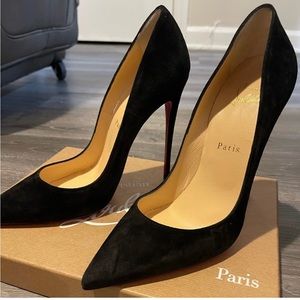 Christian Louboutin Black Suede So Kate Pumps 120mm/5 inch